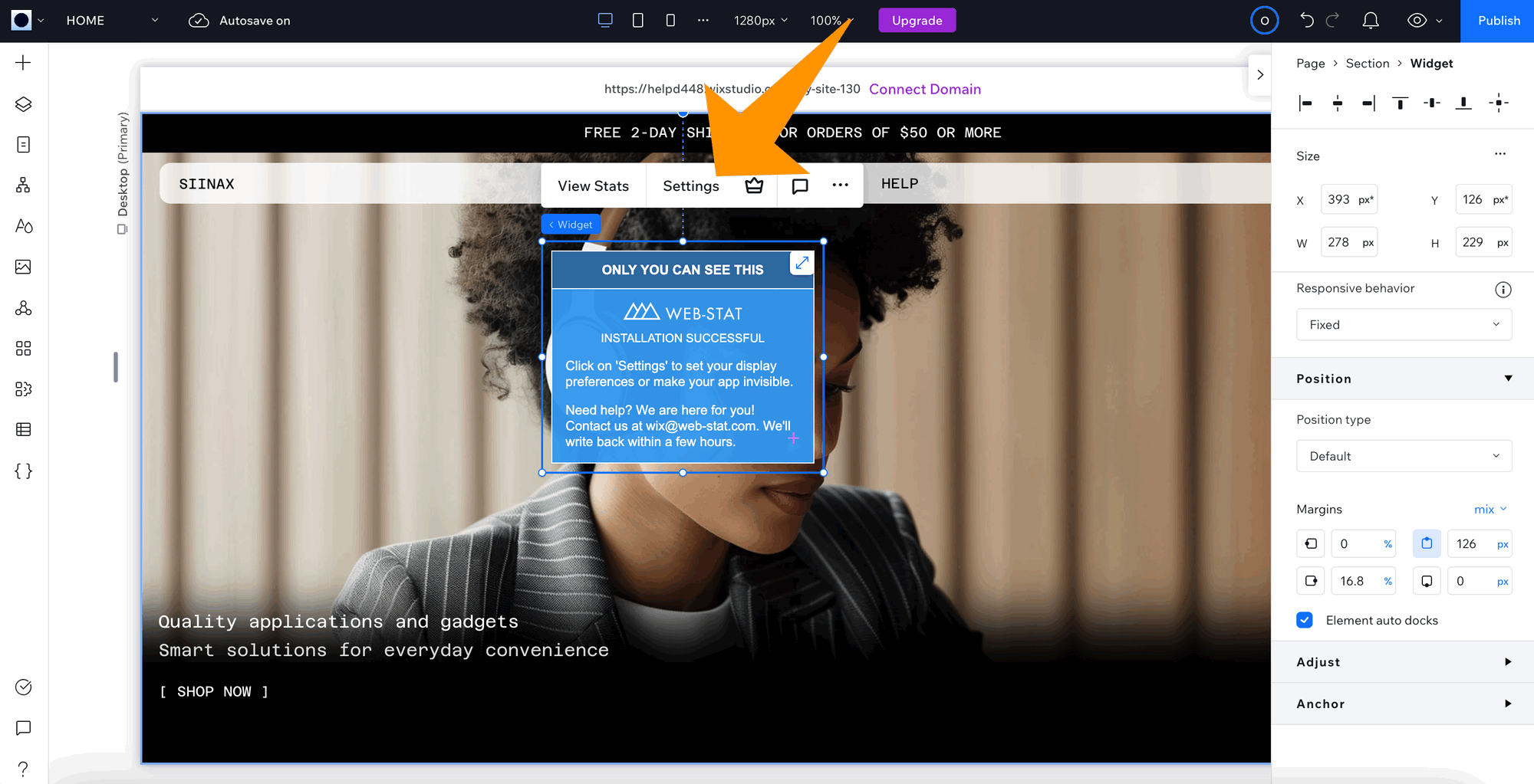 Aggiungi Web-Stat 5